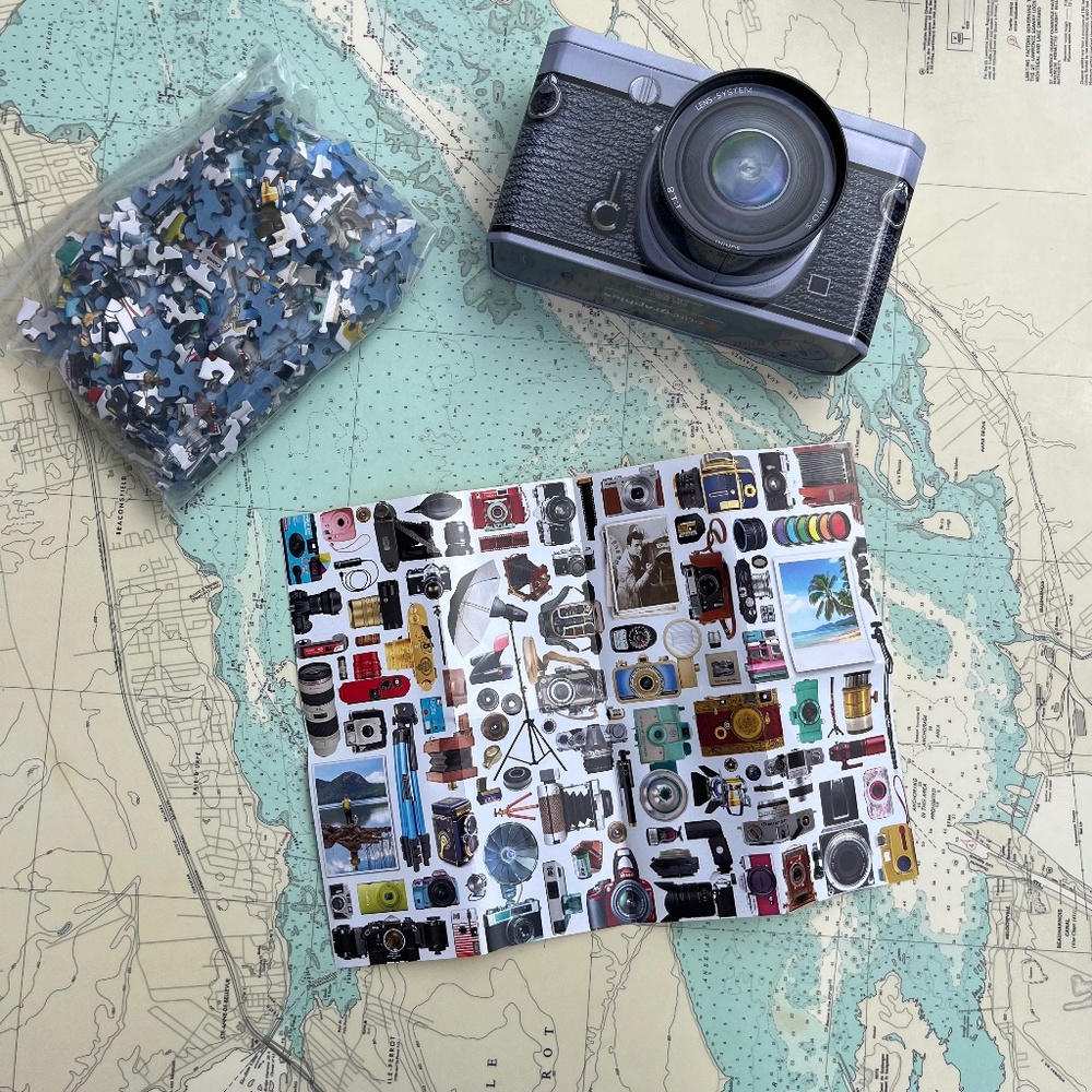 Eurographics Classic Camera Puzzle in SLR Camera Tin